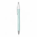 Bolígrafo retráctil azul claro con punta fina de 0.7mm