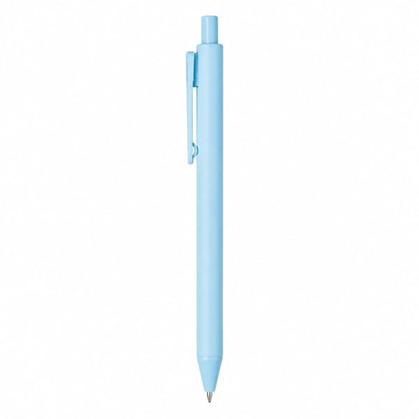 Bolígrafo Retráctil Azul Claro, Escritura Suave