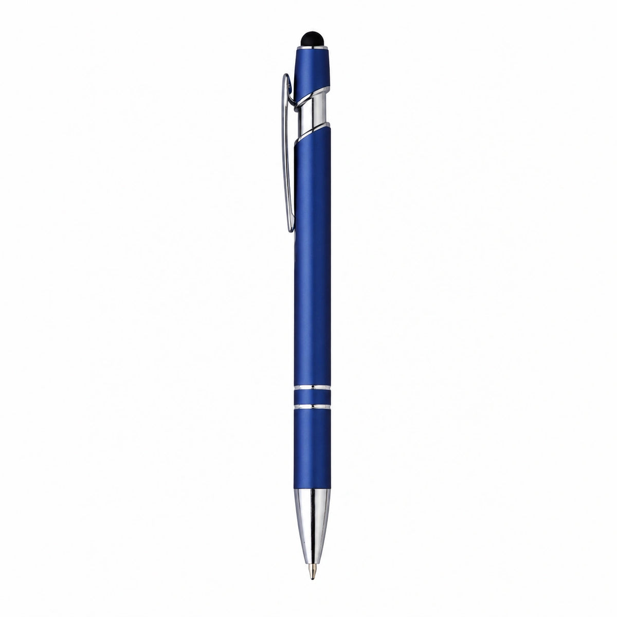 Bolígrafo Azul con Punta Táctil y Clip Metálico