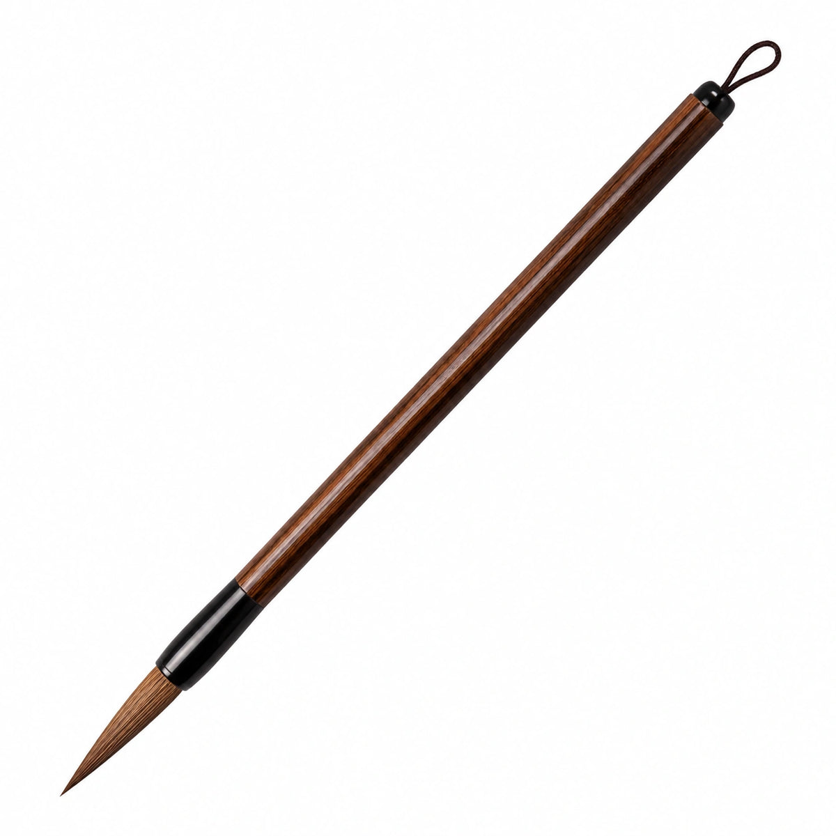 Pincel de caligrafía marrón de 30 cm para escritura y pintura