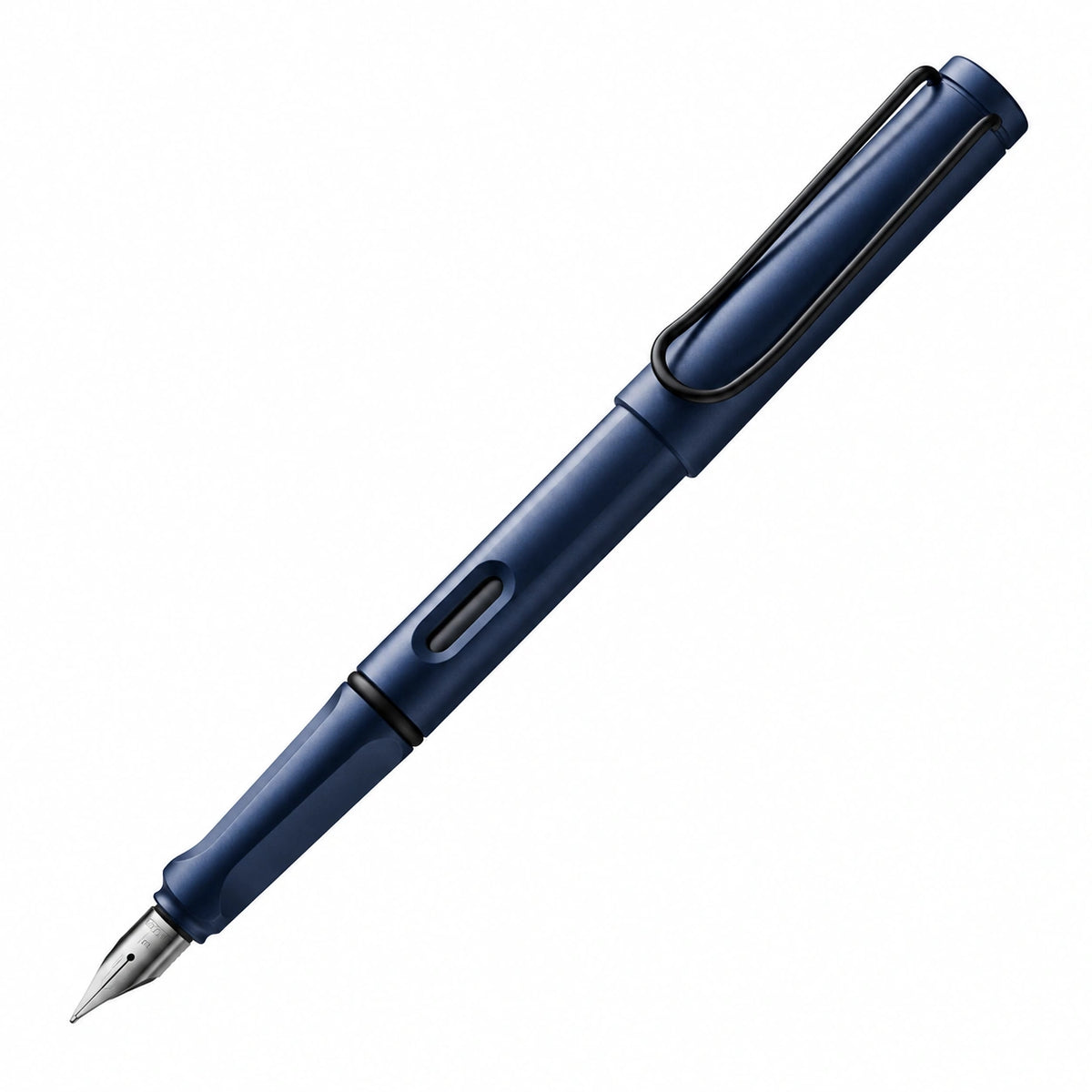 Pluma Estilográfica Azul Marino con Punta Fina