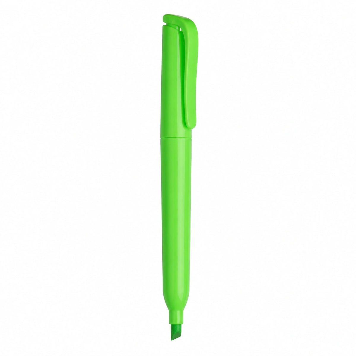 Resaltador Verde con Punta Biselada
