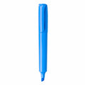 Marcador Resaltador Azul Punta Biselada 4mm