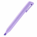 Marcador Fluorescente Lila con Punta Biselada