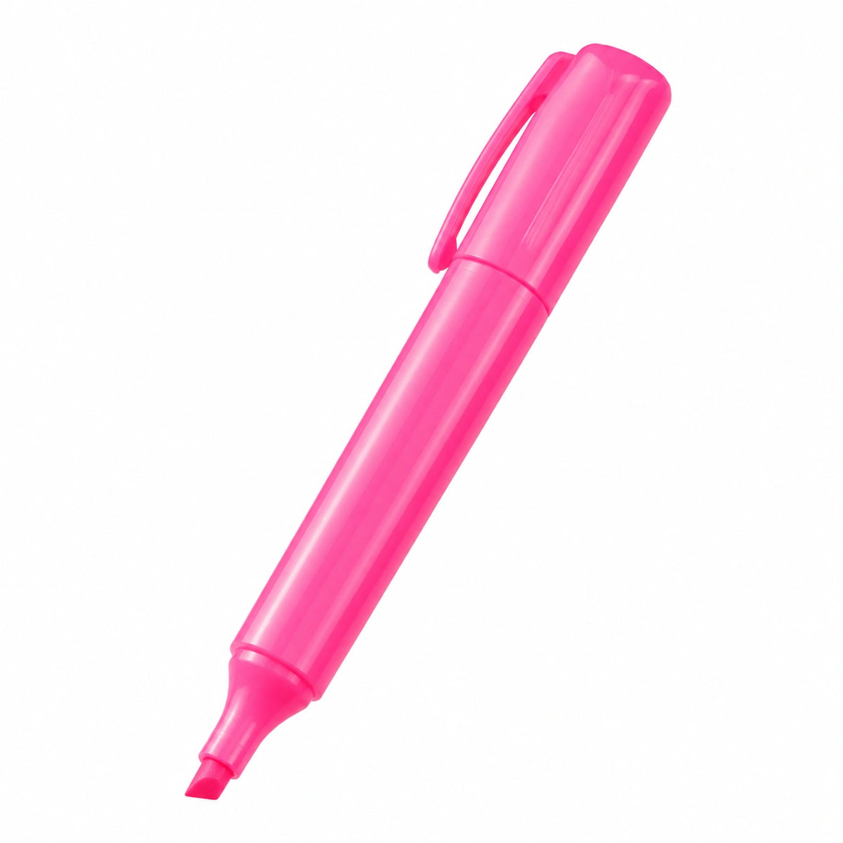 Marcador Fluorescente Rosa Punta Ancha