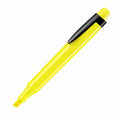 Marcador fluorescente amarillo, punta biselada